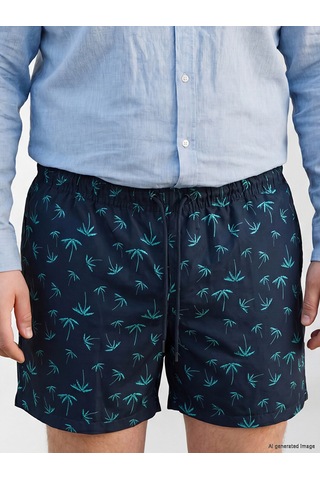 Lcw Swımwear Lacivert Deniz Şortu