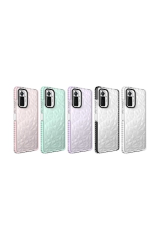 Zore Redmi Note 10 Pro Kılıf Msra Buzz Kapak - Mor Mor