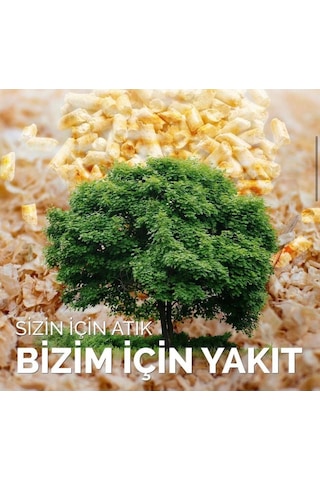 Pelet Yakıt & Kedi Kumu 15 Kg Saf Çam