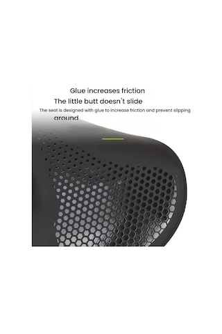 Sones Fmfxtra Kalınlaştırılmış Bisiklet Sele Dağ Bisikleti Şeklinde Sele, Renk: Kahverengi + Arka Lamba