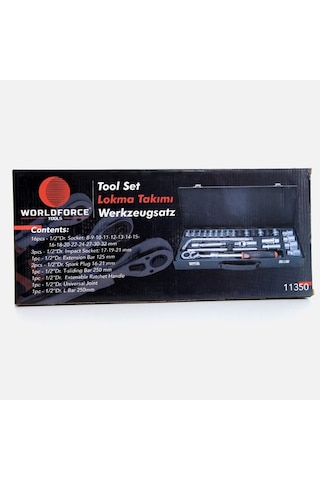 Worldforce Lokma Takımı 26 Parça S-ultra 1/2'' Uzatmalı Cırcır - 11350