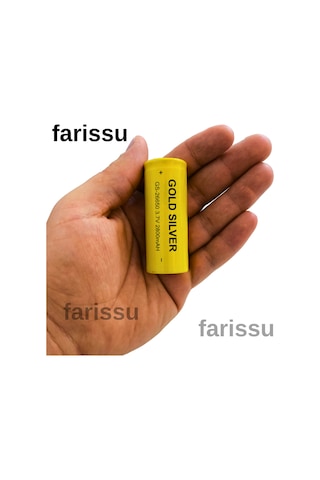 Gold Sılver Gs-26650 3.7v 2800mah Şarjlı Pil