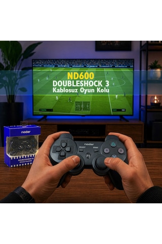 Ps3 Kablosuz Gamepad Nodar Nd600 - Siyah