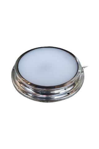 Tekne Ve Karavan Tavan Lambası. Krom Kabin Işığı. Anahtarlı 155Mm Krom