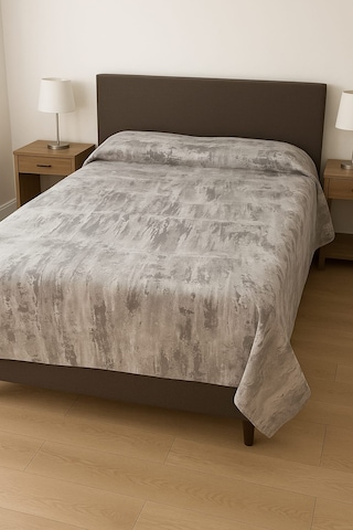 Yünteks A.gri Tek Kişilik Polar , Vizon Battaniye , Yatak Örtüsü