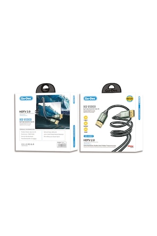 Go-des Gd-hm831 4k 60hz Hdmı To Display Port Kablo 2 Metre Yeşil