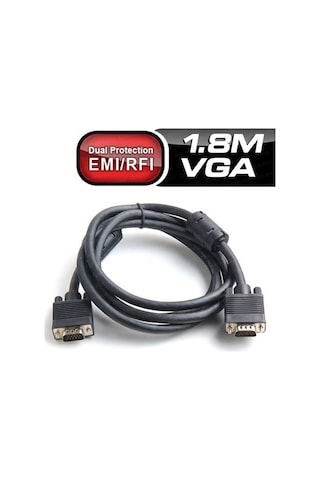 Dark Vga Kablo 1.8M Ferrit Core Emi/Rfi Filtreli Dk-Cb-Vgal180