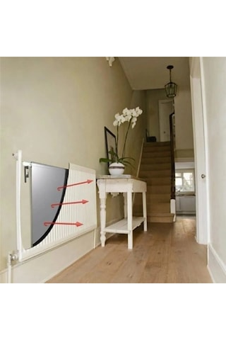 10 Adet Petek Radyatör Arkası Folyo Plaka Kalorifer Arkalığı Alüminyum Isı Yalıtım Folyosu 100x50