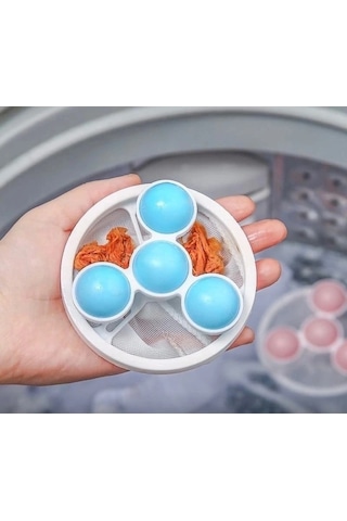 2li Çamaşır Makinesi İçin Peçete -toz- Evcil Tüyü Toplayıcı Yıkanabilir Tüy Toplayıcı File Aparat Renkli