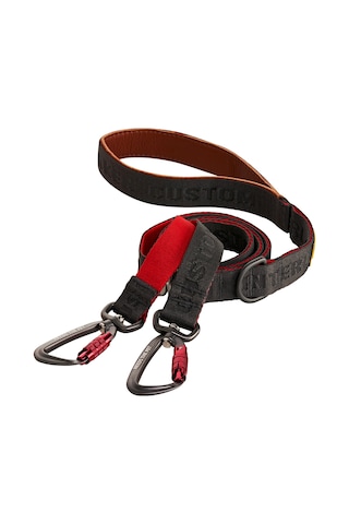 Güçlü Kancalı D-120 Çift Taraflı Kavrama Kayışı Siyah Kırmızı