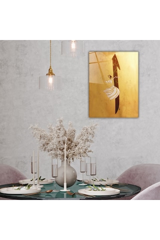 Decorita | Dini Islami Tablo | Elif Harfi | Cam Tablo