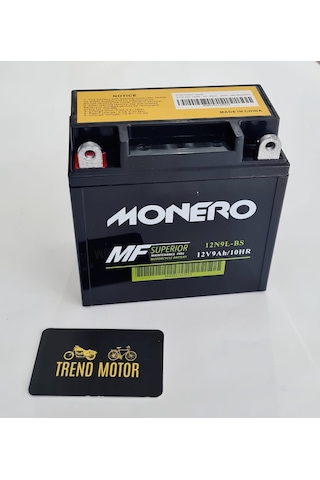 12v 9ah 12n9l-bs Motosiklet Akü - Dik Model Akü