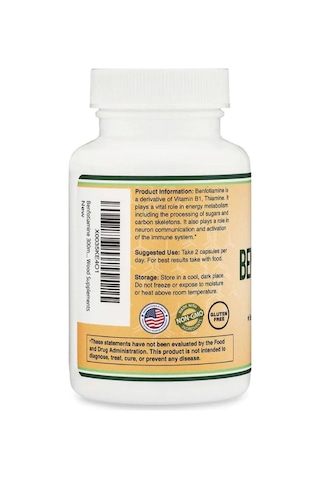 Double Wood Benfotiamine - 300 Mg 120 Kapsül