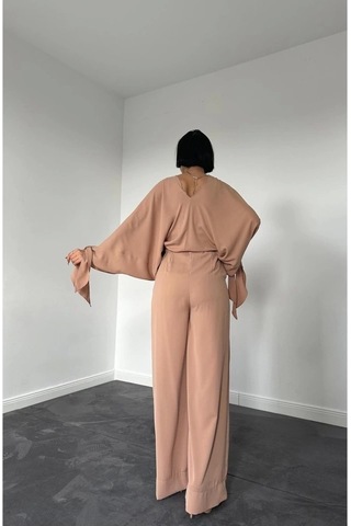 Defymoda Bej İkili Takım Bej