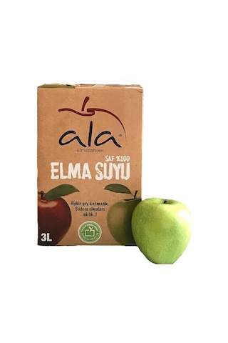 Ala Saf %100 Yeşil Elma Suyu 3 L