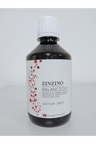 Zinzino Balanceoil Omega 3 Ve D Vitamini Greyfurt Ve Limon 300 Ml