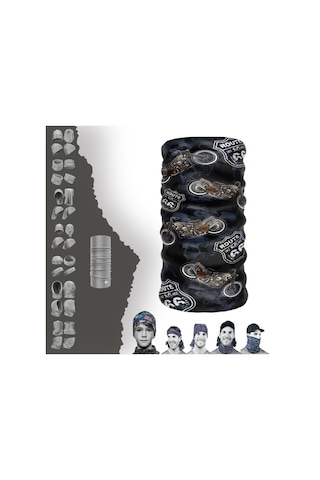 E-Taktik Daınese Boyunluk Bere Bandana Maske Bone Toka Saçbandı Çok Renkli