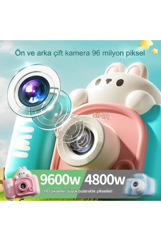 Xinxin Çocuk Kamera Oyuncak Kız Fotoğraf Çekebilir Ve Polaroid Di