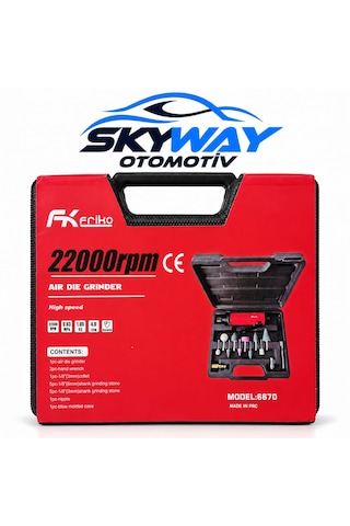 Fk Friko - Havalı Kalıpçı Taşlama Seti - 22000rpm