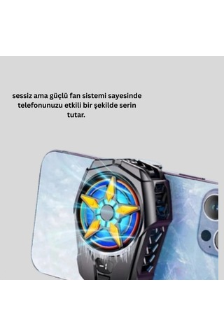 Dijital Ekranlı Yarı İletken Telefon Soğutucu 2 Kademeli Fan, 65 85 Mm Uyumlu