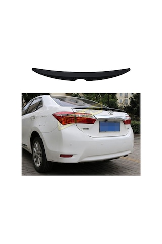 Toyota Corolla Uyumlu Bagaj Üstü Piano Black Spoiler 2013-2017