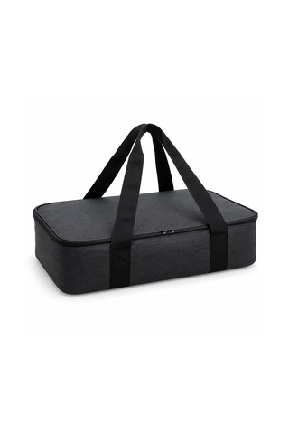 Microcase Isı Yalıtımlı Termal Hacimli Piknik Malzemesi Borcam Ve Yemek Taşıma Çantası Siyah 47 X 32 X11 Cm Al7041