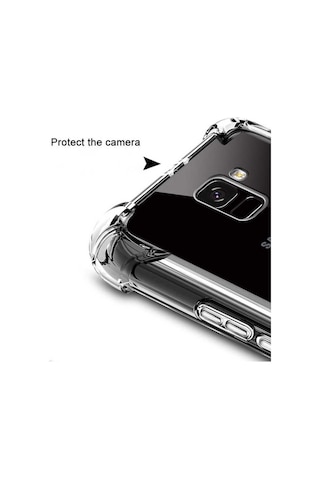 Galaxy J6 Kılıf Zore Nitro Anti Shock Silikon Renksiz