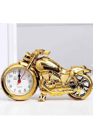 Kosona Motorsiklet Modeli Dekoratif Alarm Saati - Akıllı Göstergeli, Pil İle Çalışır, Ev Ve Ofis Dekoru, Öğrencilere Uygun