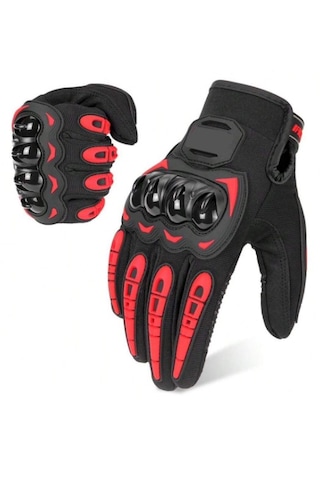 Probiker Riding Biker Motosiklet Eldiveni Korumalı Parmak Okuyucu Motor El