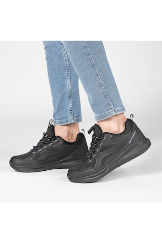 Jump 26666 Siyah Mavi Comfort Casual Erkek Günlük Spor Ayakkabısı 001
