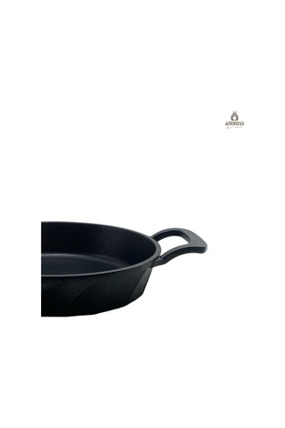 Vento Yanmaz Yapışmaz Titanyum Kaplama Sahan Omlet Tava 18 Cm Siyah