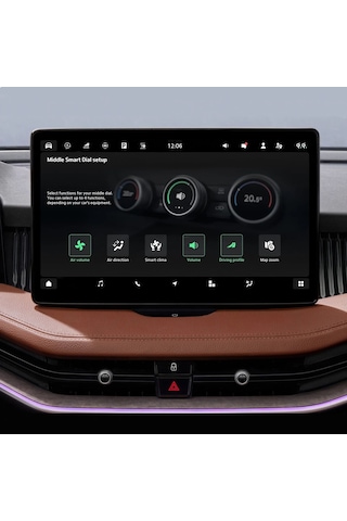 Skoda Superb 13inç Multimedya Navigasyon Ve 10.25inç Ekran Koruyucu Dijital Gösterge Nano 9H Nano Ekran Koruyucu