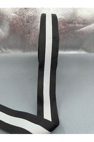 Paşateks 4 Cm Grogren Şerit -5 Metre-siyah