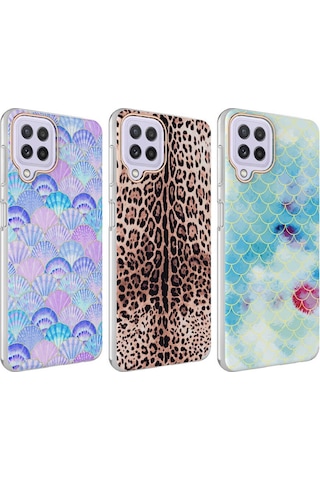 Samsung Uyumlu Galaxy A22 4G Kılıf Zore Bella Kapak