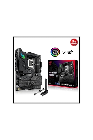 Asus Rog Strıx B860-f Gamıng Wıfı, 4xddr5, 4xm.2, Hdmı, Dp, Type-c, Wi-fi 7, Bluetooth V5.4, Intel C