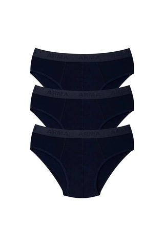 Terrien Premium Erkek Bambu Slip Külot Düz Lacivert 3'lü Paket Normal Bel Hediyelik Eşya Yetişkin Giyim
