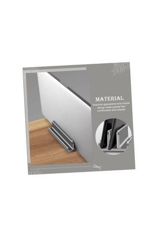 Masa Bilgisayar Rafında Dizüstü Bilgisayar İçin Sağlam Dizüstü Tutucu Dikey Alaşım Standı