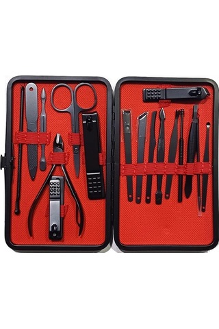 Zhltools Deri Çantalı 17 Parça Manikür Pedikür Seti