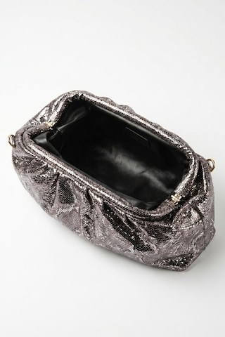 Luvishoes Uvera Platin Desenli Kadın Clutch Çanta