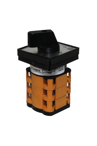 OPAŞ 3X25A 1-0-2 Mini Tip Kutup Değiştirici Şalter