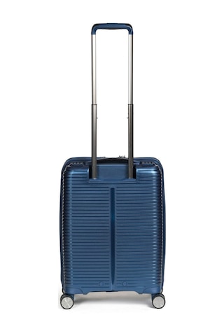 Necati Çanta 15,6 İnç Laptop Bölmeli Polipropilen Tsa Sifreli 55cm Körüklü Kabin Boy Valiz Lacivert-1660 Lacivert