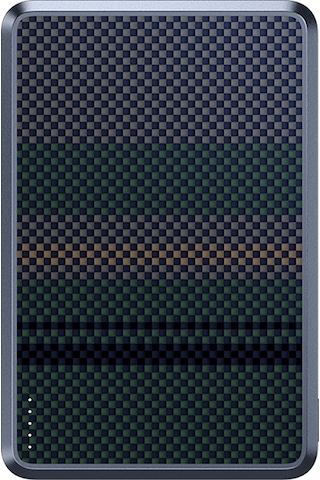 Benks Mp16 Armorgo M-safe Özellikli Aurora Serisi Aramid Fiber Powerbank 15w 10000mah Siyah-yeşil