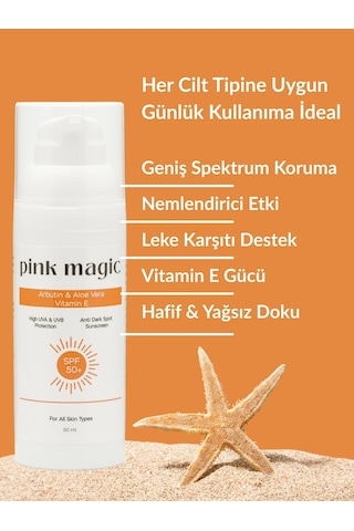 Leke Karşıtı & Aydınlatıcı Yüz Güneş Kremi / Spf 50+