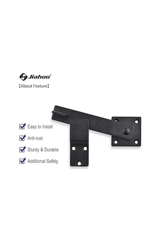 6" Ahır Kapısı Çevirmeli Mandal Sürgülü Kapı Mandalı Çit, Kulübe Kapısı, Çiftlik Kapısı İçin Kapı Mandalı