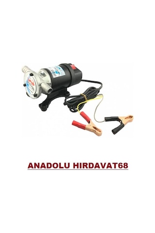 Gross 12 Volt Yağ Mazot Sivi Aktarma Pompasi 1 Inç Yerli 32 Mm