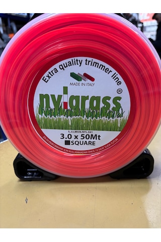 Nylgrass 4 Köşe Sarı 3.0mm 50 Metre Misina