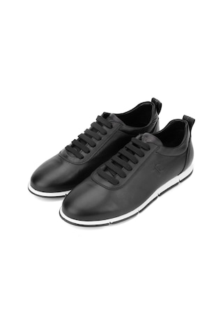 Tamer Tanca Erkek Hakiki Deri Siyah Deri Casual Ayakkabı 128 241339 Erk Ayk Y24 Sıyah Dr Siyah
