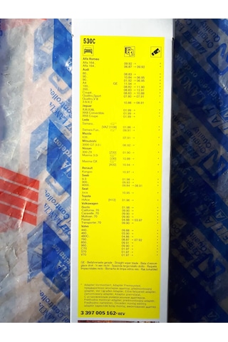 Bosch Eco Silecek Takım 2 X 530Mm Transporter Samara 3397005162