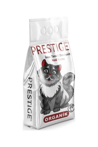Prestige Doğal Kokusuz İnce Taneli Topaklaşan Bentonit Kedi Kumu 20 L Prestige Doğal Kokusuz İnce Taneli Topaklaşan Bentonit Kedi Kumu 20 L
