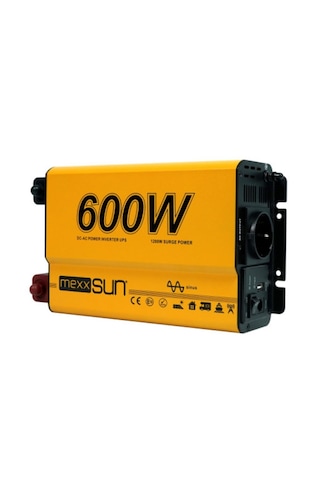 12v Volt-600w Watt Tam Sinüs İnverter 220v Çevirici